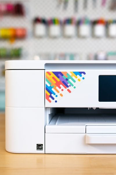 Brother sublimation printer on desk