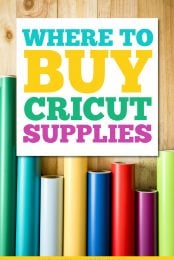 Where to Buy Cricut Supplies pin image