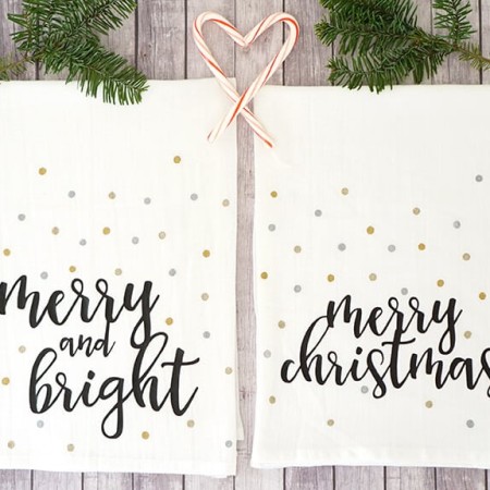 Christmas Tea Towels - Happiness is Homemade