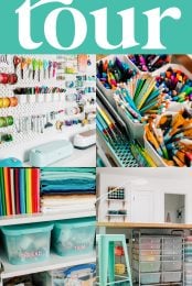 Craft Room Tour pin