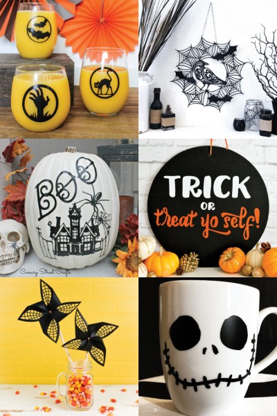 Spooky, scary, cute, and silly—break out your Cricut and make a project from this ghoulish collection of Halloween crafts and projects!