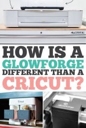 How is a Glowforge Different from a Cricut pin image