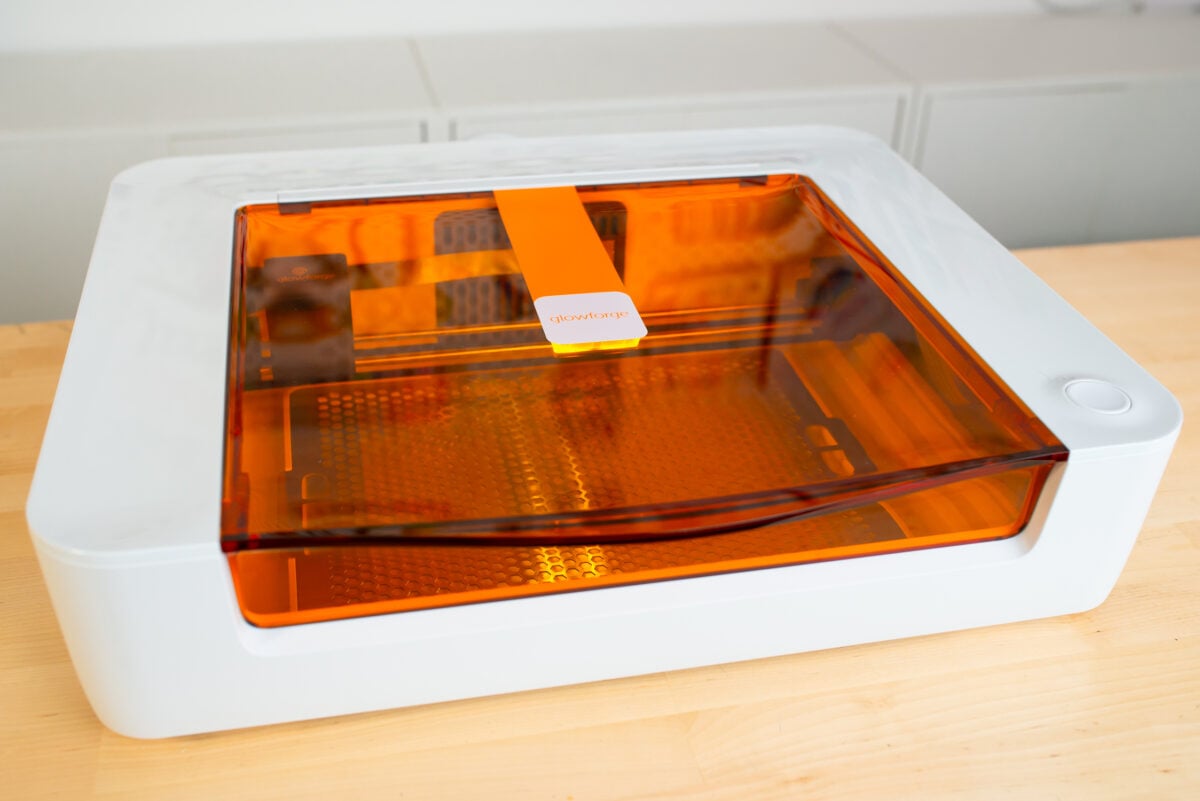 Glowforge Spark on craft table