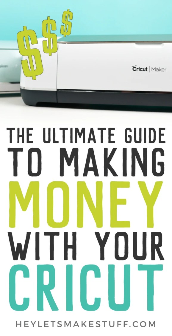 Can I make money with my Cricut pin image