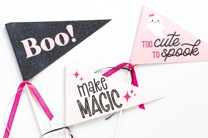 Halloween pennants