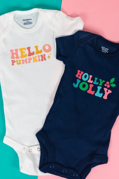 Onesies made with Siser EasyColor DTV