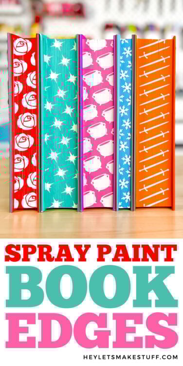 Five ACOTAR books with sprayed edges pin image