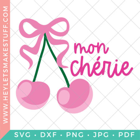 Mon Cherie cherry SVG security image