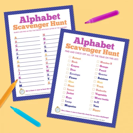 Printable Alphabet Scavenger Hunt